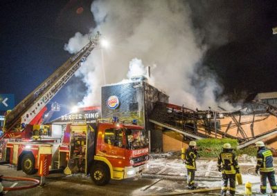 Burger King Kitchen Extract Duct Fire