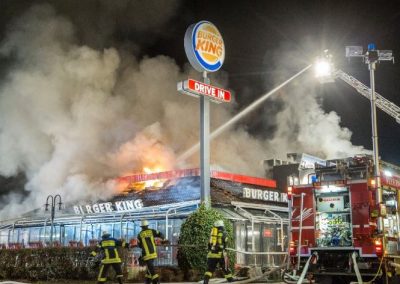 Burger King Kitchen Extract Duct Fire