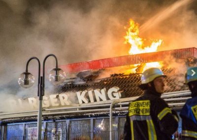 Burger King Kitchen Extract Duct Fire