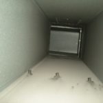 Dirty rectangular supply duct